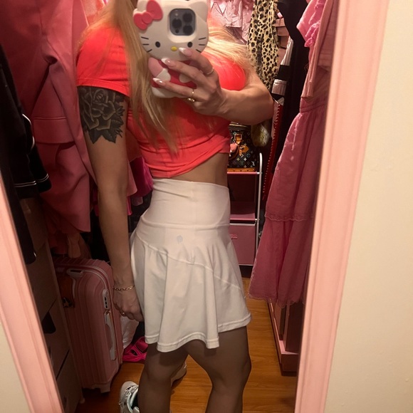 POPFLEX Twirl Skort Skirt Ivory XS - Picture 3 of 6